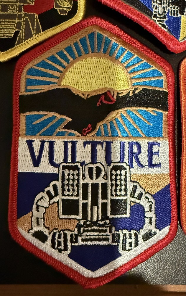 Vulture Embroidered Patch BattleTech Virtual World Authentic