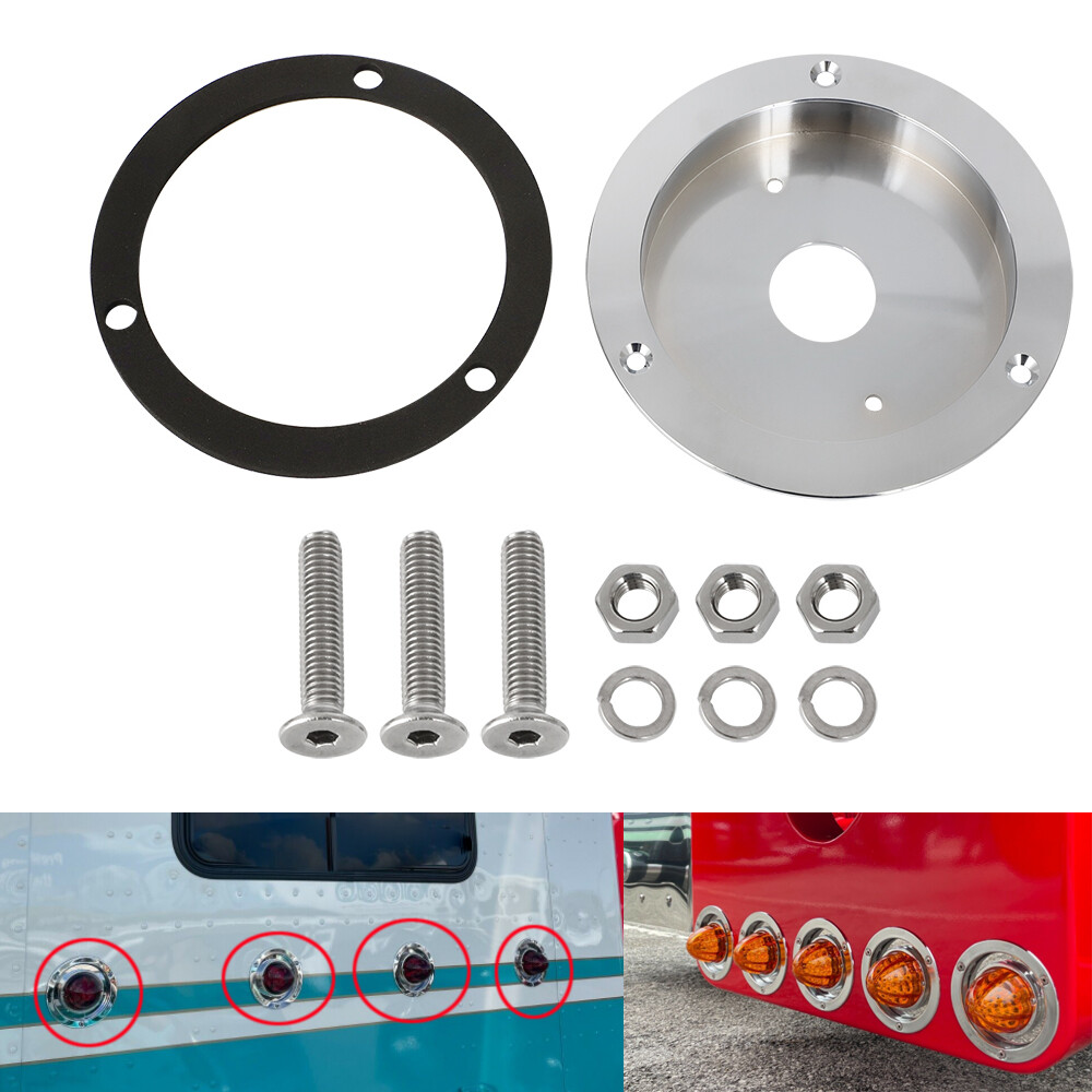 4" Watermelon LED Bunk Adapter Kit Light Conversion Kit W/ Bezel & Adapter Kit