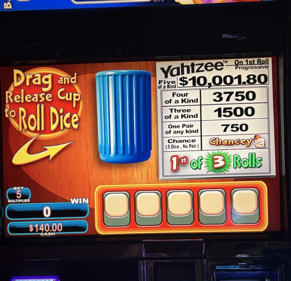 WMS BB2 YAHTZEE SLOT MACHINE SOFTWARE SET GAME & OS EXTREMELY FUN GAME TESTED