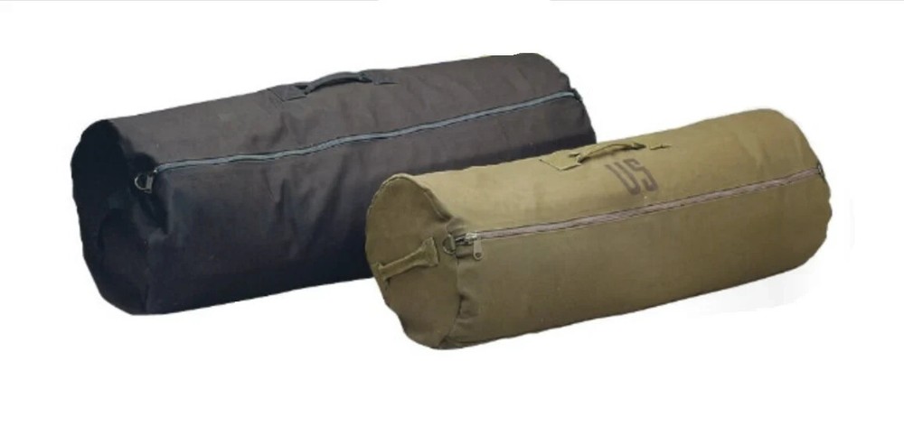 World Famous Zippered Canvas Duffle Bag