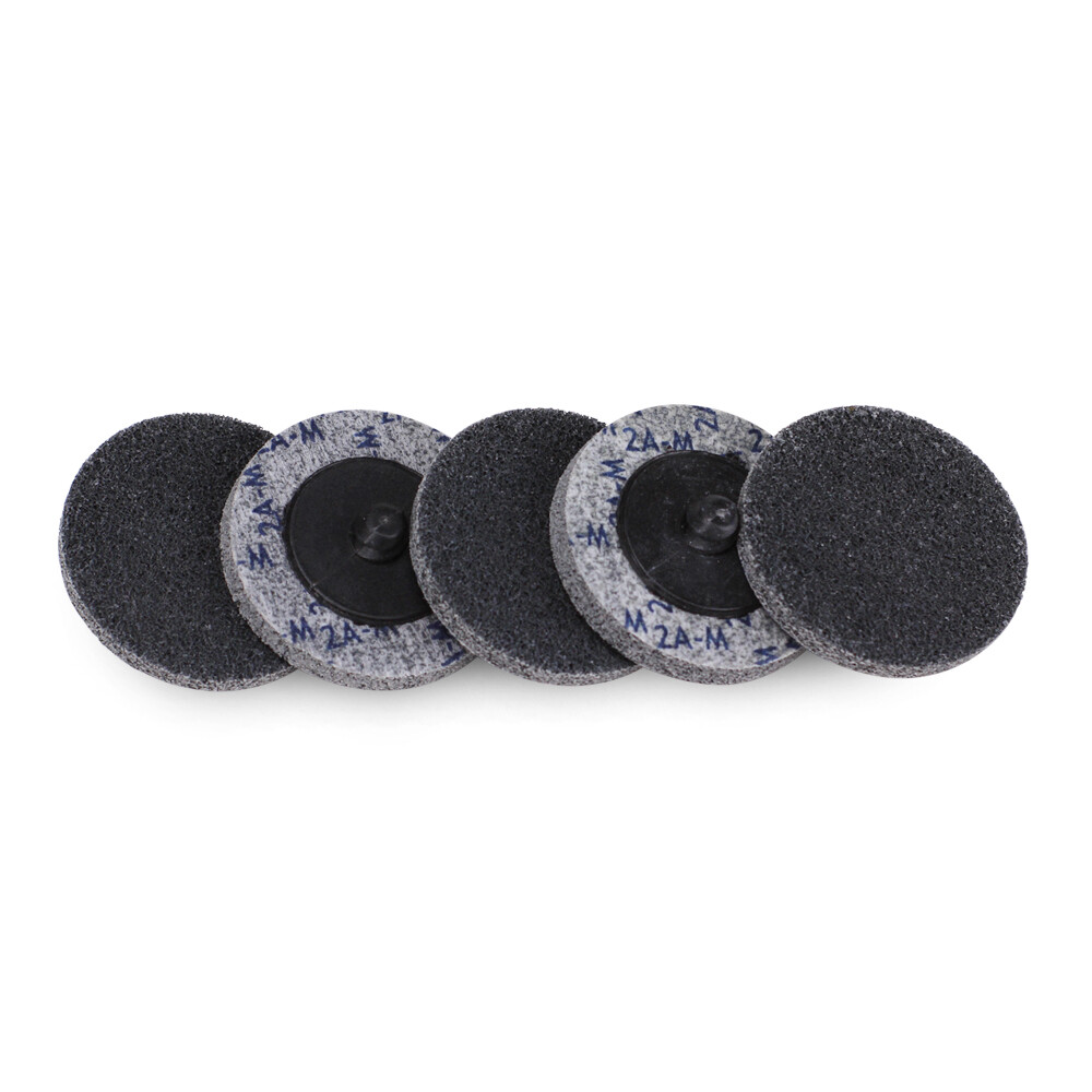 5 Pack - 2 Inch Unitized Quick Change Discs 2AM A/O Medium Deburr Type R Roloc