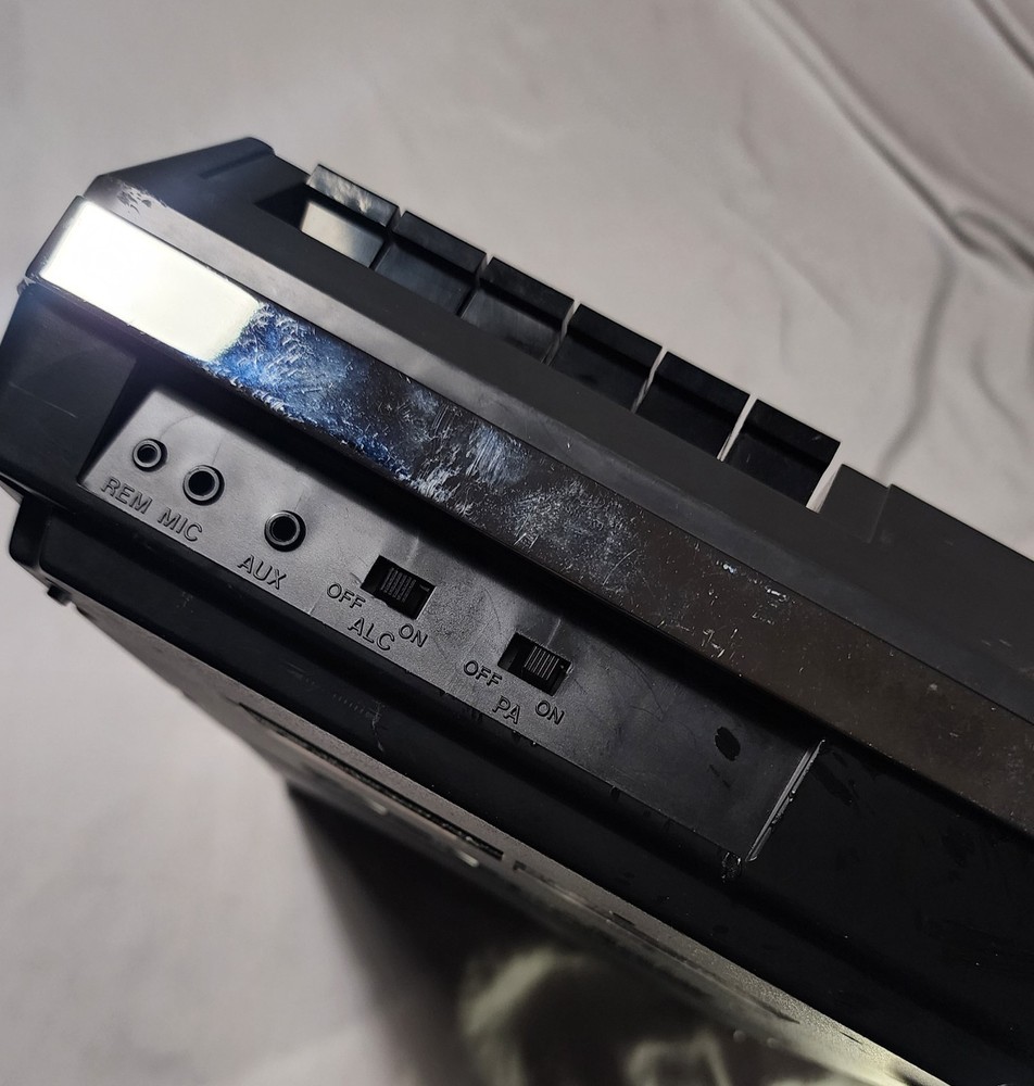 Vintage SHARP RD-771AV Slide Sync Cassette Tape Recorder TESTED