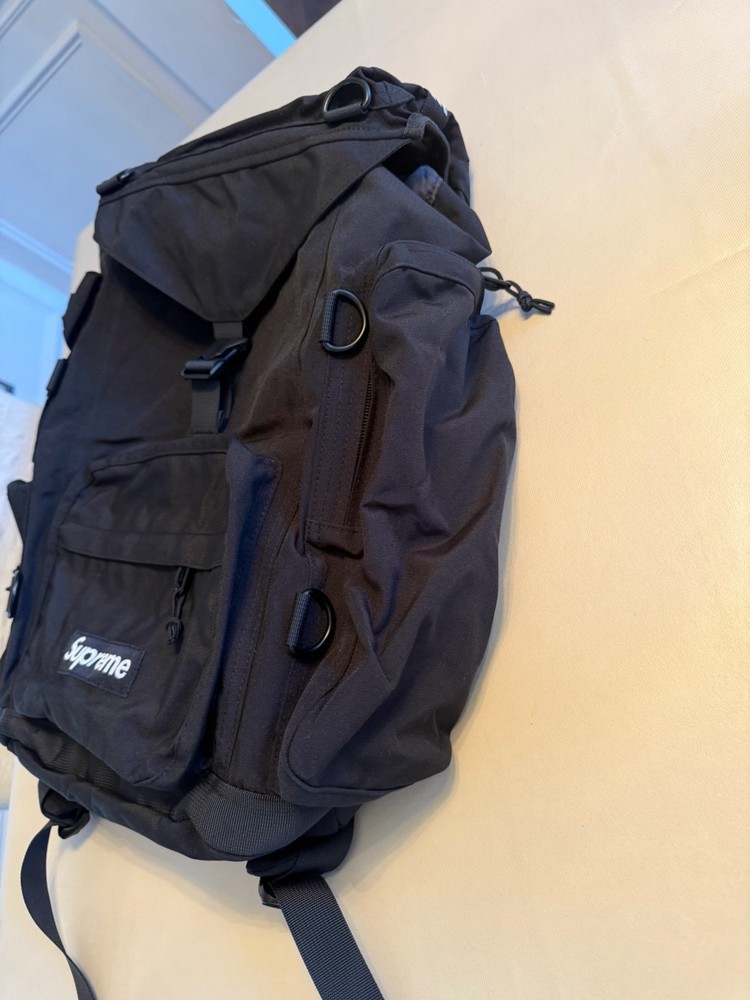 Supreme SS23 Military Field Box Backpack Black