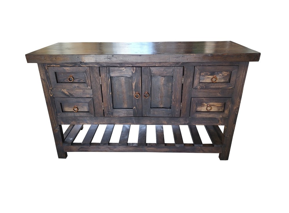 Belmont Rustic Bathroom vanity cabinet