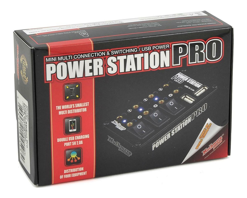 Muchmore Power Supply Station Pro Multi-Distributor Box w/USB (Blue)