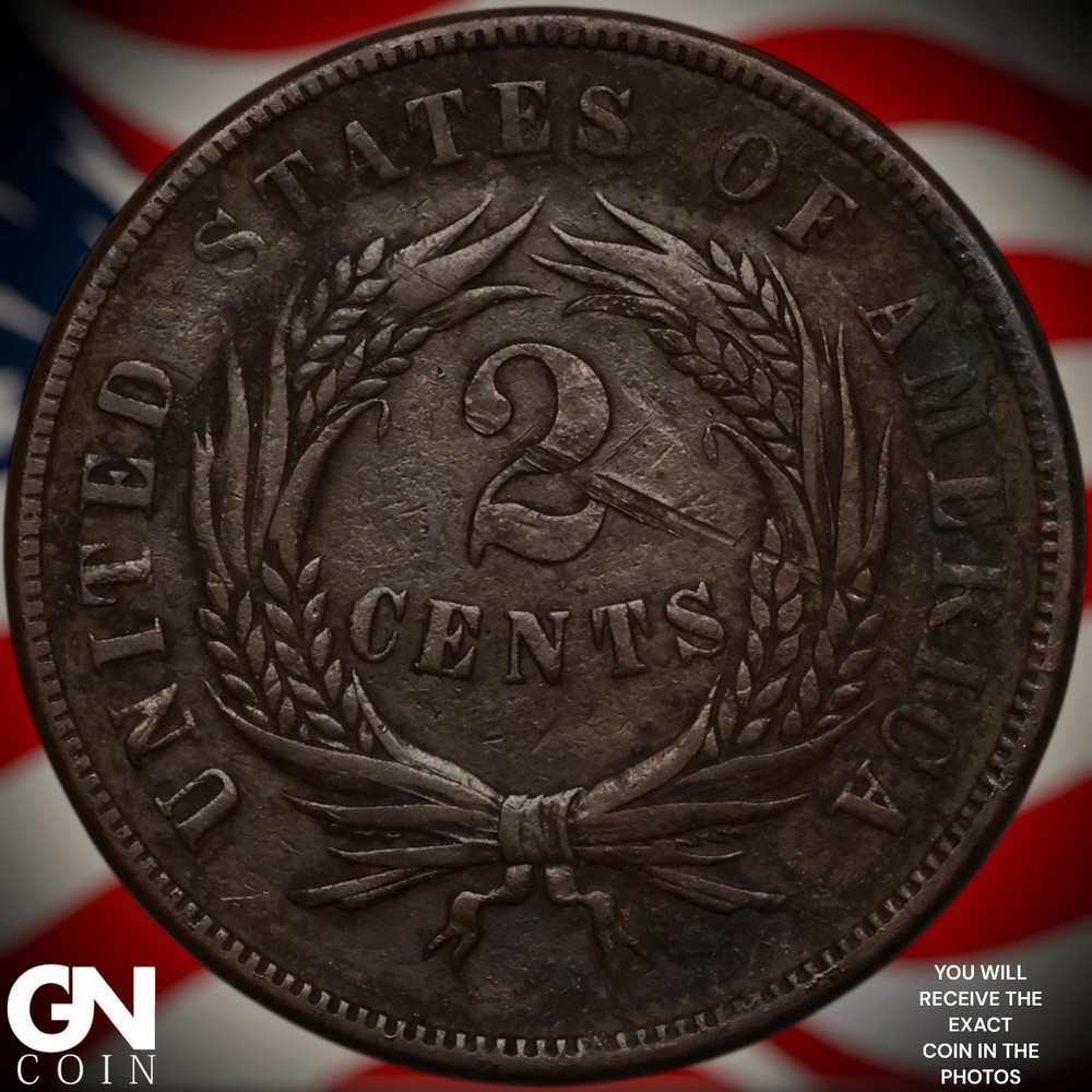 1868 2 Cent Piece A2546
