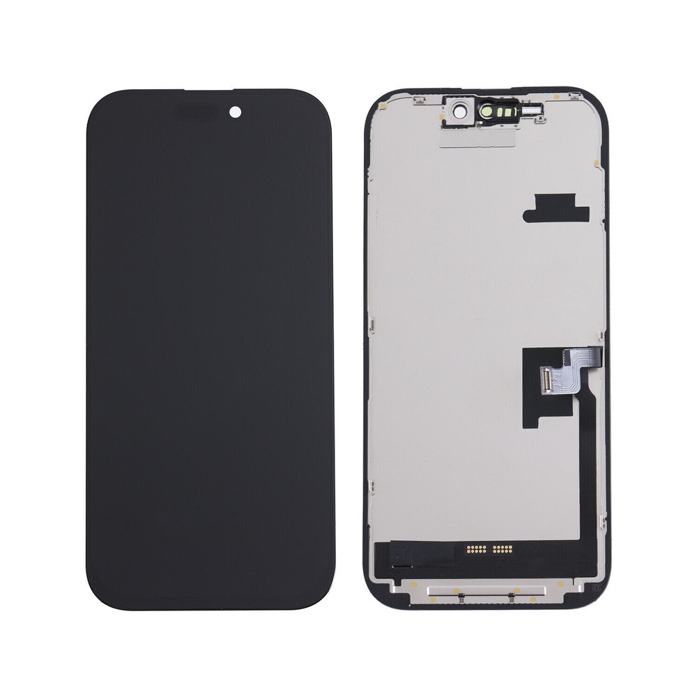 For iPhone 16 Pro Soft OLED Display LCD Touch Screen Digitizer Replacement Frame