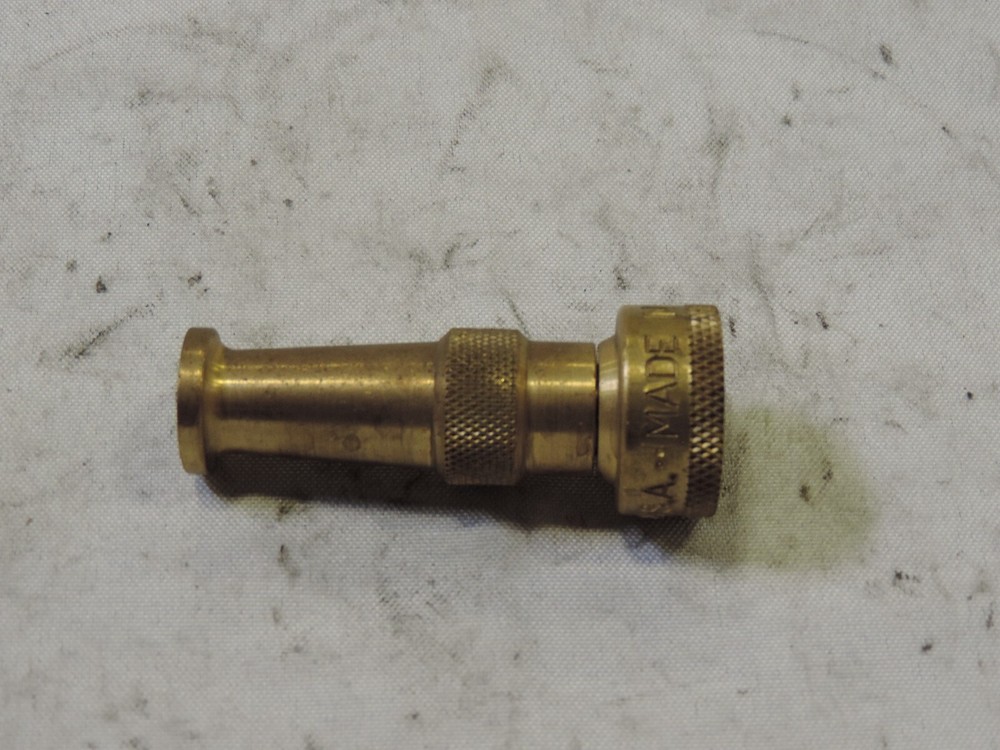 LAP AN-12 3" Solid Brass Twist Type Hose Nozzle w/ Washer