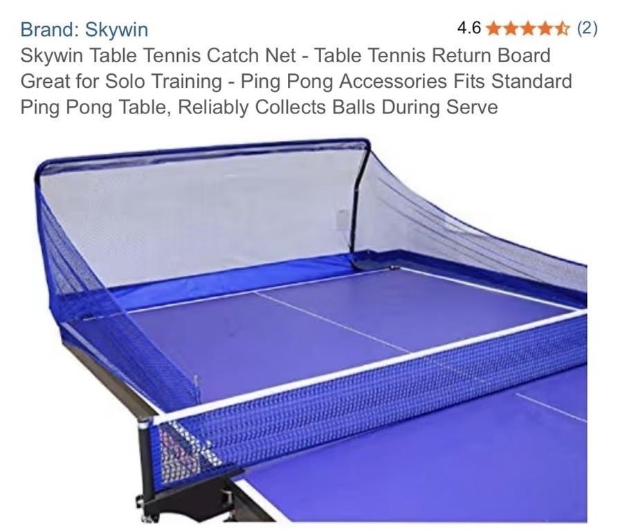 New Skywin Table Tennis Catch Net - Table