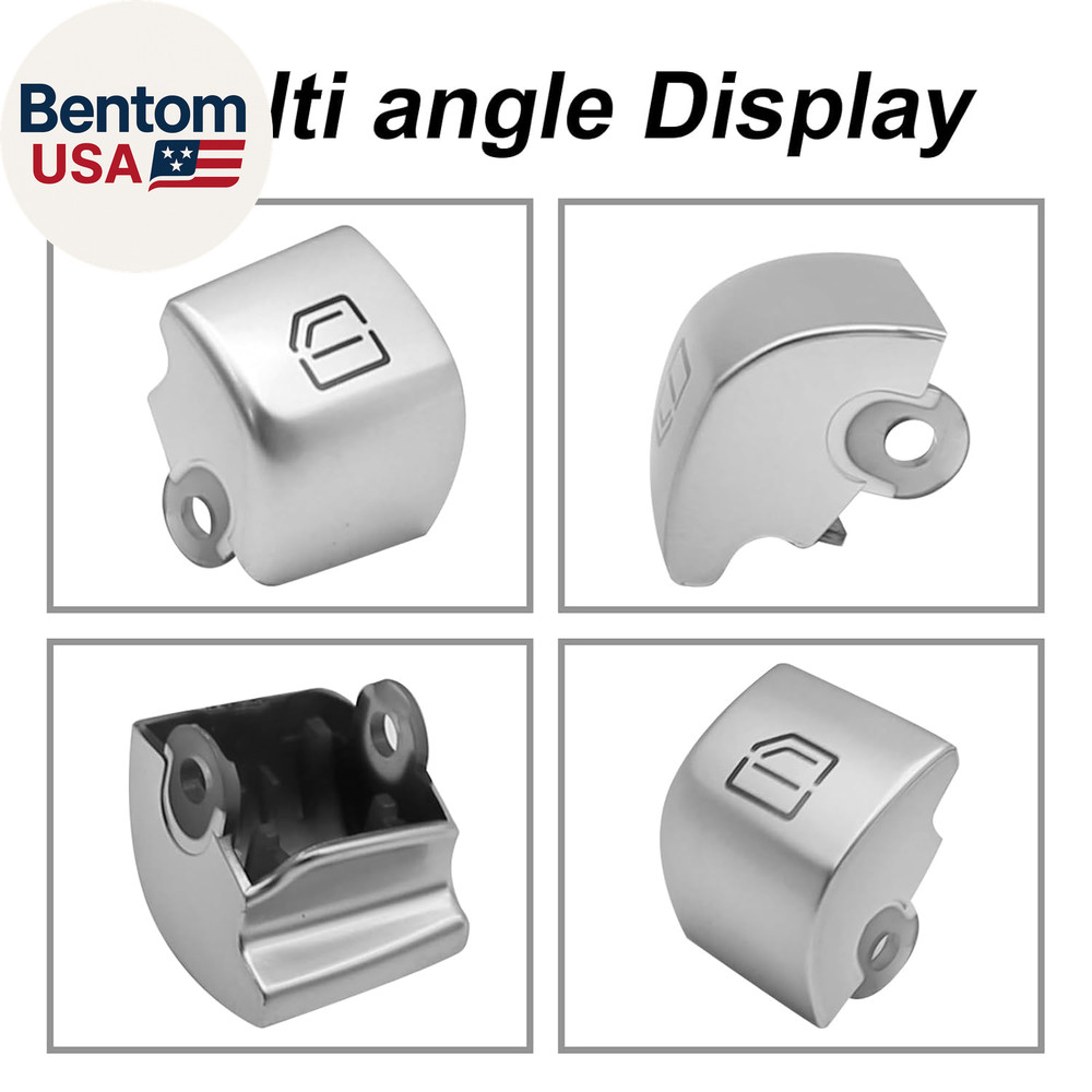 Replacement Front Left Window Switch Button Covers for Mercedes-Benz C, E, GLC C
