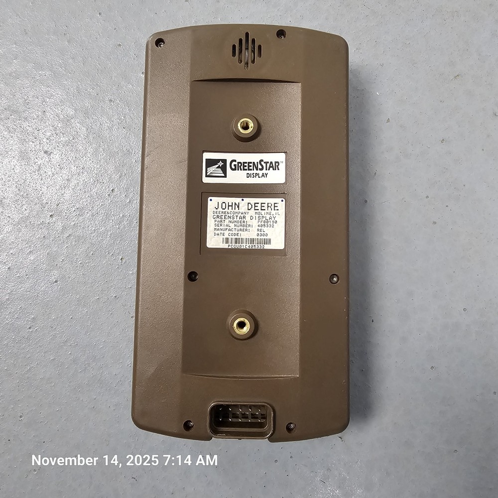 John Deere GS1 Greenstar Display White Button