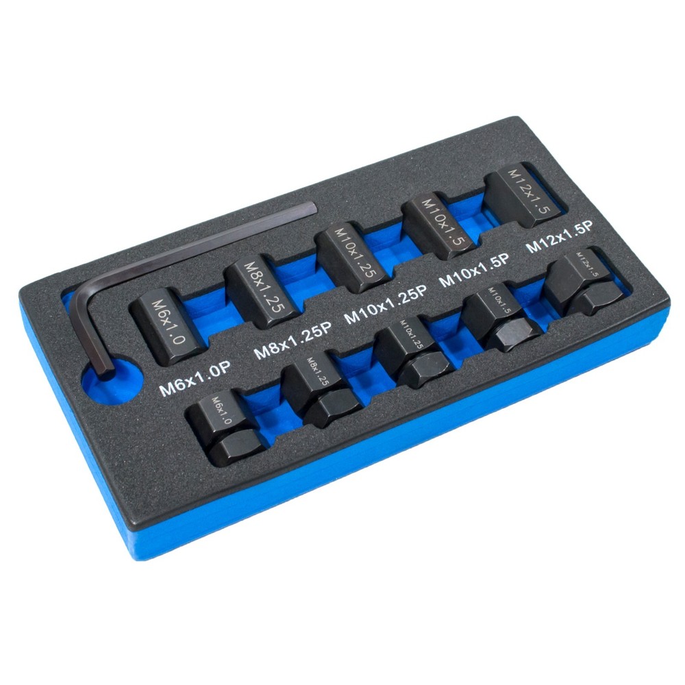 10 PC Metric Stud Remover and Installer Kit
