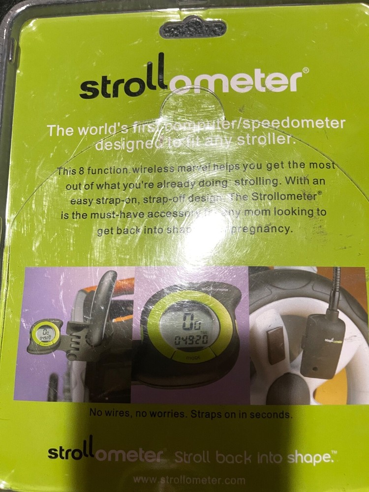 Strollometer Wireless Stroller Speedometer/Odometer