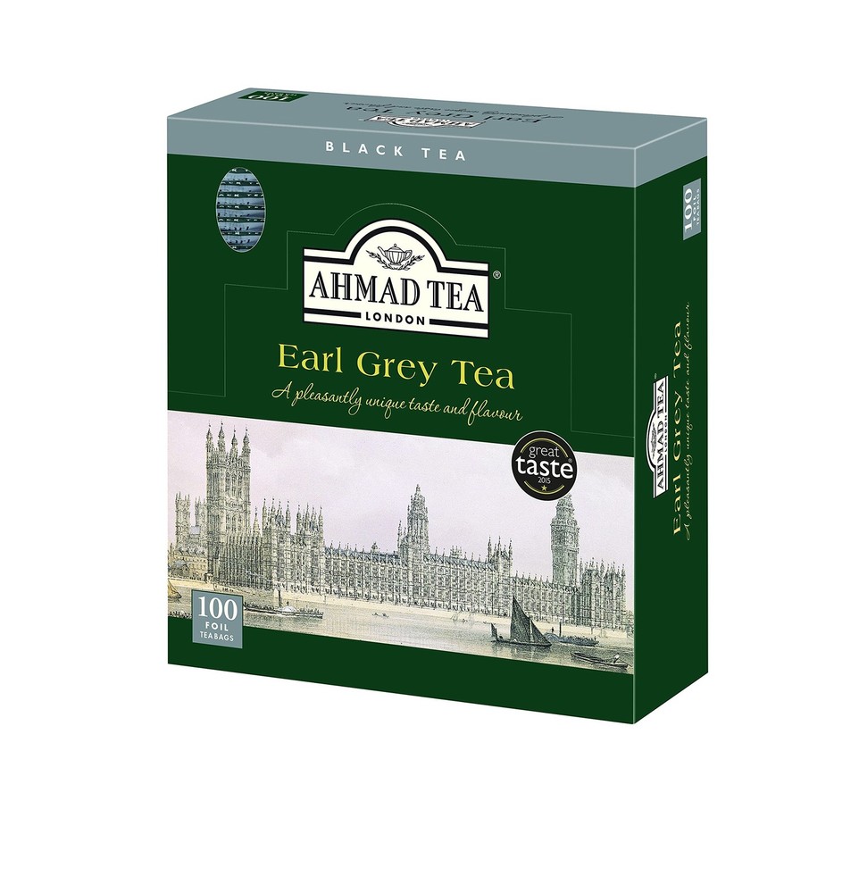 Earl Grey foil teabags, 100 Count