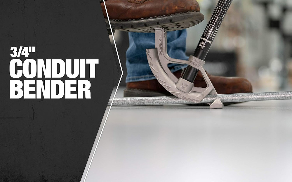 Conduit Bender & Handle - Precision Bending Tool for Electrical Conduit - Durabl