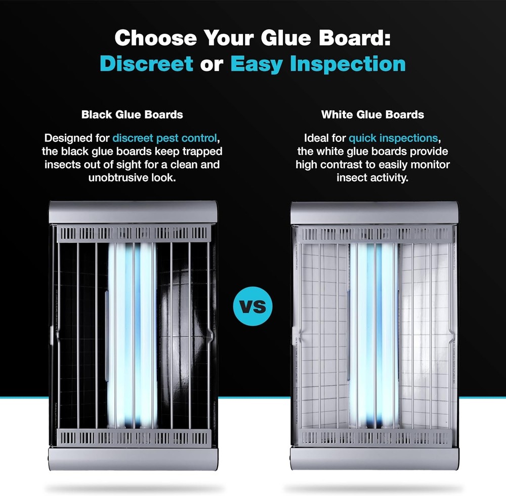 Catchmaster Vector UV Fly Light Replacement Glue Boards, No Pheromones