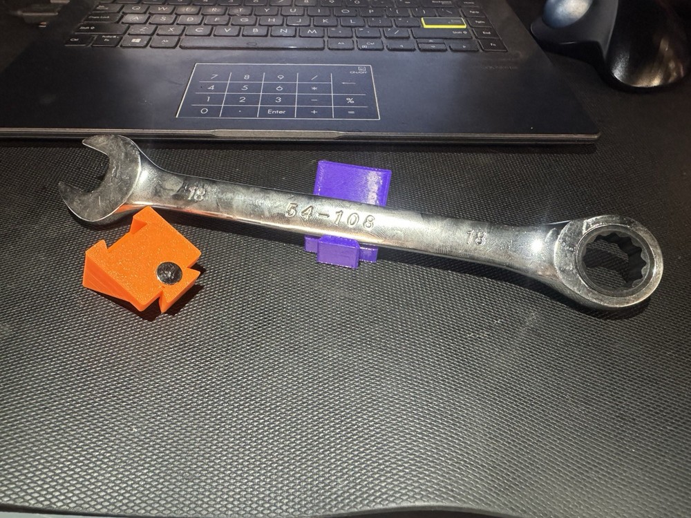 Magnetic Wrench Organizer