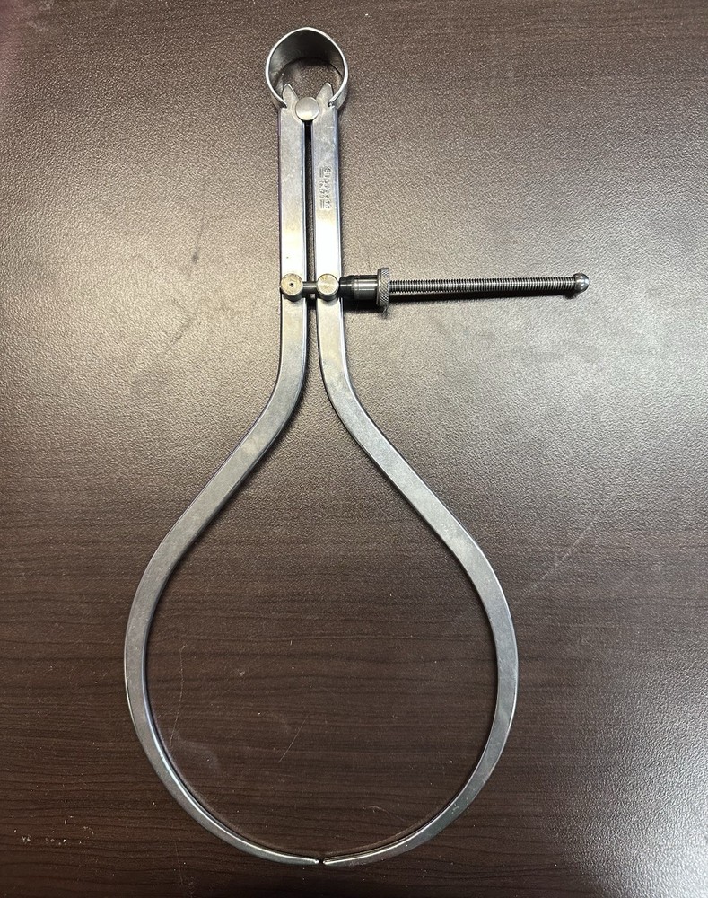 Starrett 79B-12 Yankee Spring-Type Outside Caliper, Spring Nut, 12"