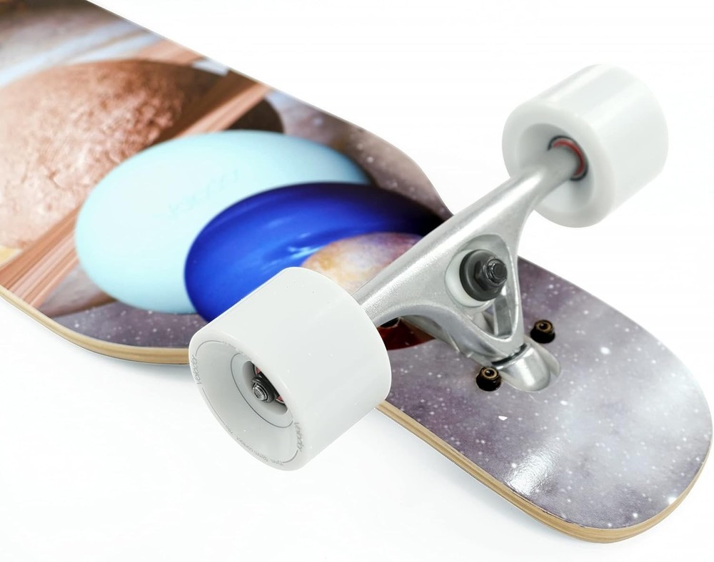 Longboard Cruiser Maple 42in Drop-Through Freeride Urban Commuting