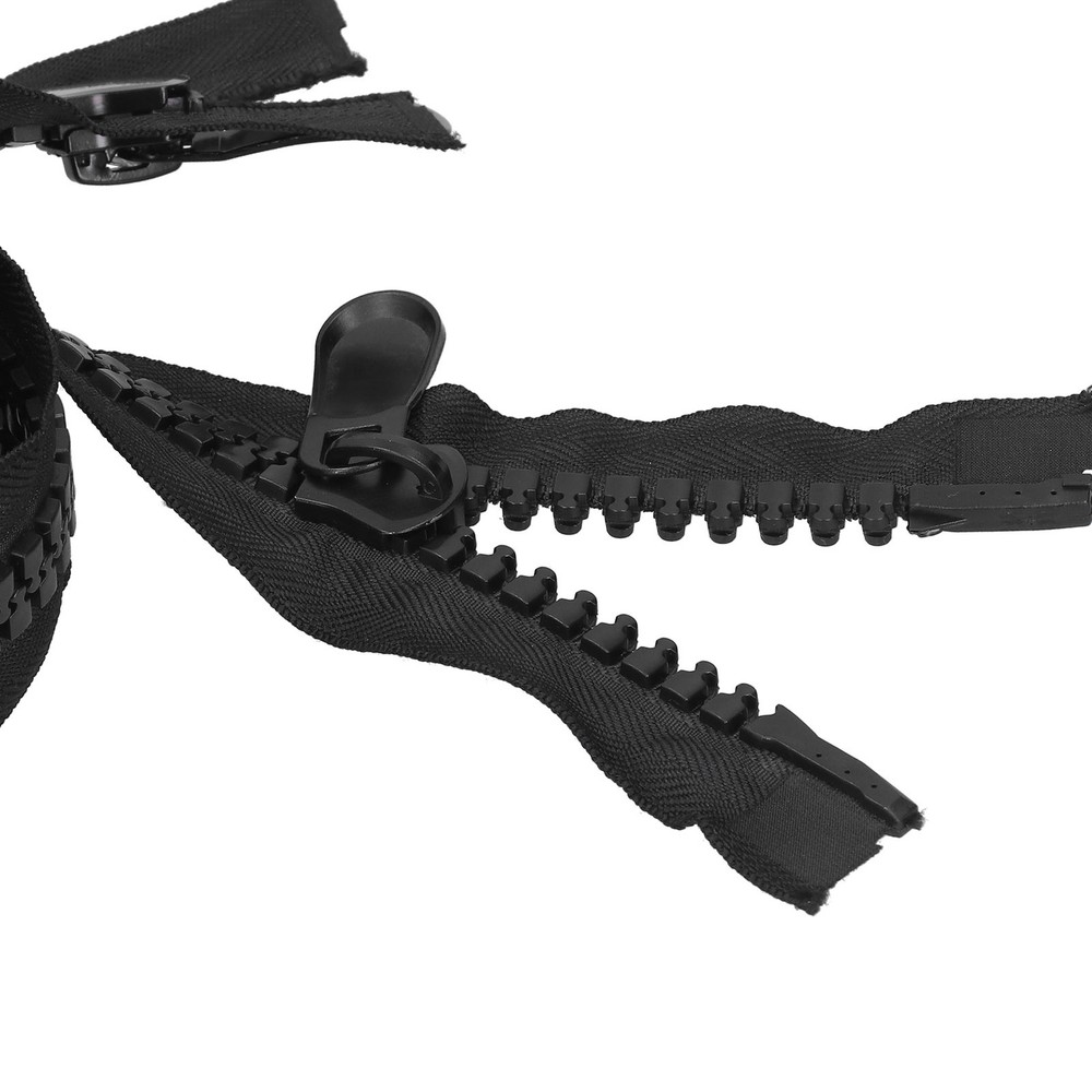 2 Pack Hard Plastic Polyester Zipper For DIY Sewing Tents Trending