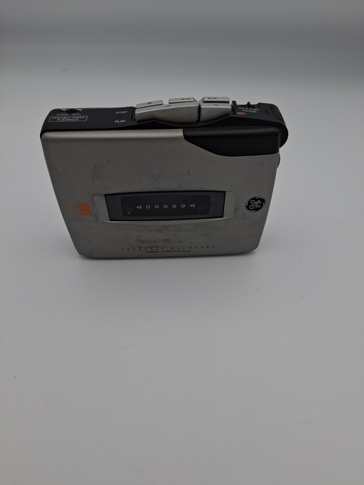 GE General Electric Model 3-5364A Cassette Recorder Variable Speed Works TESTED