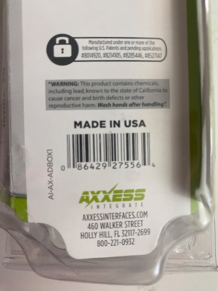 Axxess AX-ADBOX1 Auto Detect System Interface Control Box With Dig Fade - Black