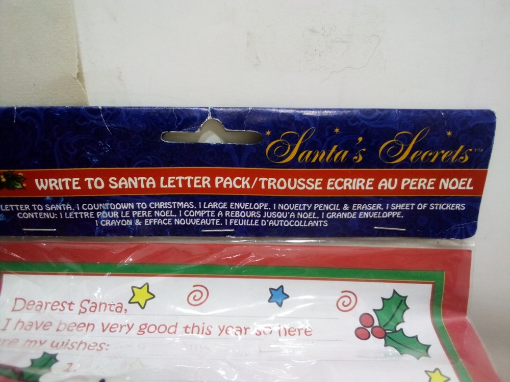 Santas Secrets Write To Santa Letter Pack