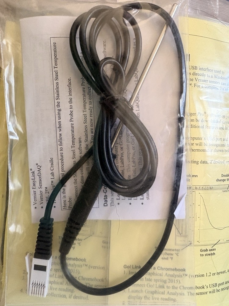 Vernier Stainless Steel Temperature Probe