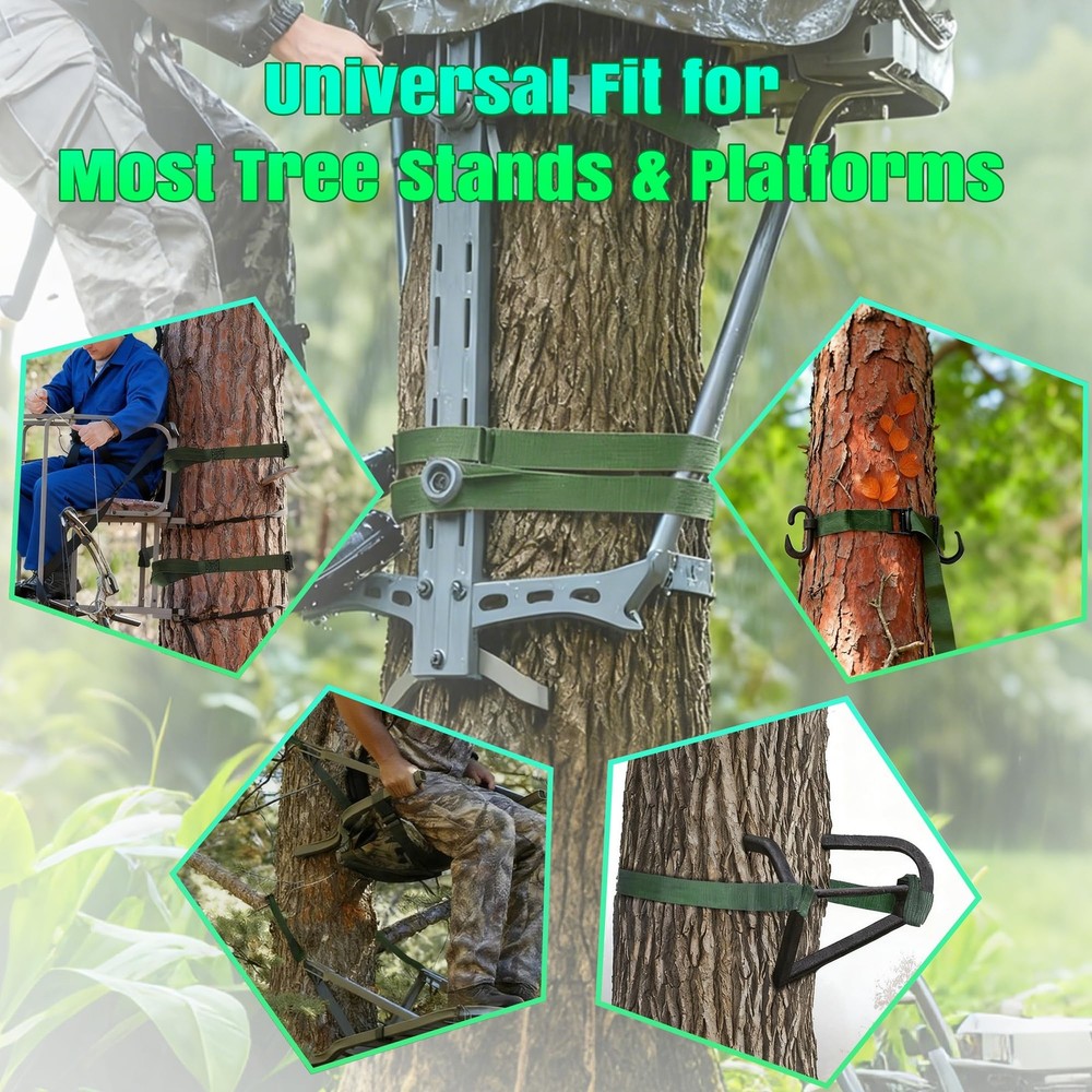 2P Climbing Stick Accessories for Saddle Hunting Platform – Adjustable Tree S...