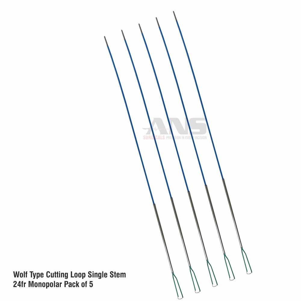 ANS Wolf Type Monopolar Cutting Loop Single Stem (Set of 5)
