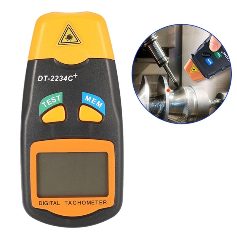 Precise Engine Speed Speedometer Measurement Clear LCD Screen for Technician