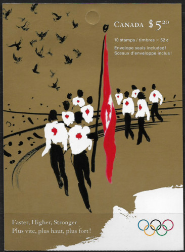 Canada - Booklet BK386 — 2008 Beijing Summer Olympics - Scott #2281