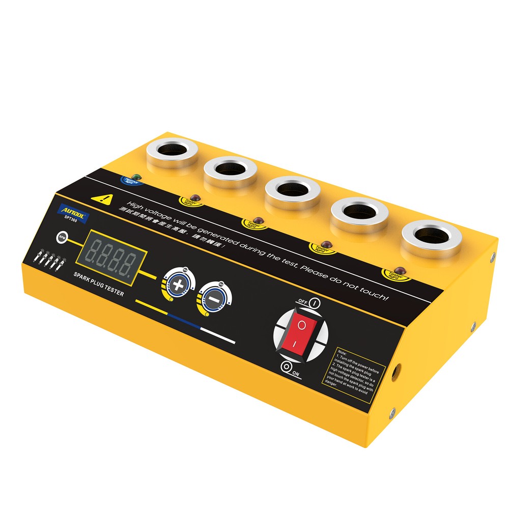 5-Hole Spark Plug Tester 110V Car Motorcycle Ignition Spark Performance Analyzer