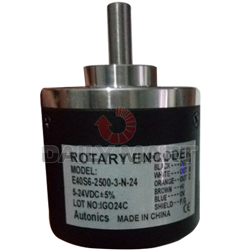 New in Box Autonics E40S6-2500-3-N-24 Incremental Rotary Encoder E40S625003N24