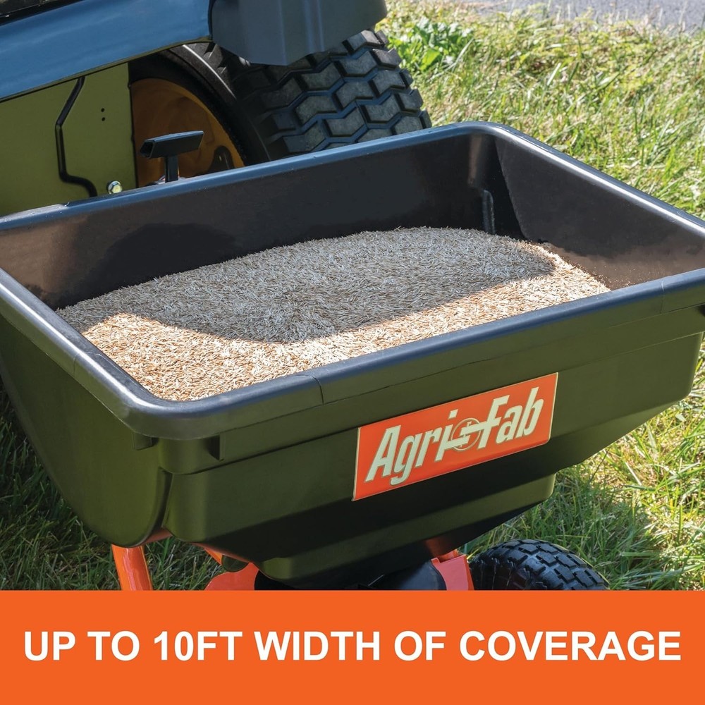 85 lb. Broadcast Spreader, Black/Orange