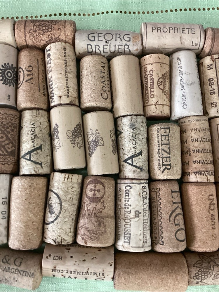 100 Natural Used Wine Corks for Crafts