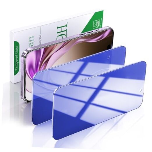 [2-Pack Privacy Screen Protector Designed for iPhone 17 Anti-Blue Light