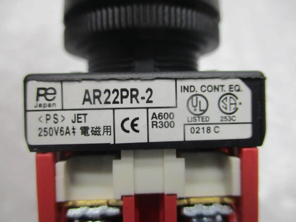FUJI ELECTRIC AR22PR-2 SELECTOR SWITCH NSMP