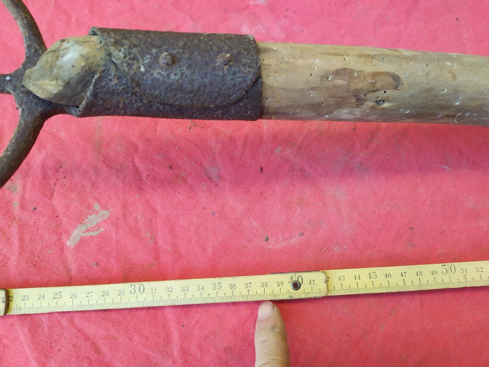 Antique Vintage Era 3 Point FORK FORK WITHOUT HANDLE