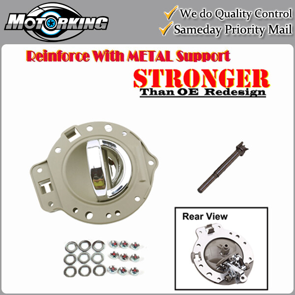 Interior Door Handle Front or Rear Left for 06-10 Jeep Commander Tan & Chrome