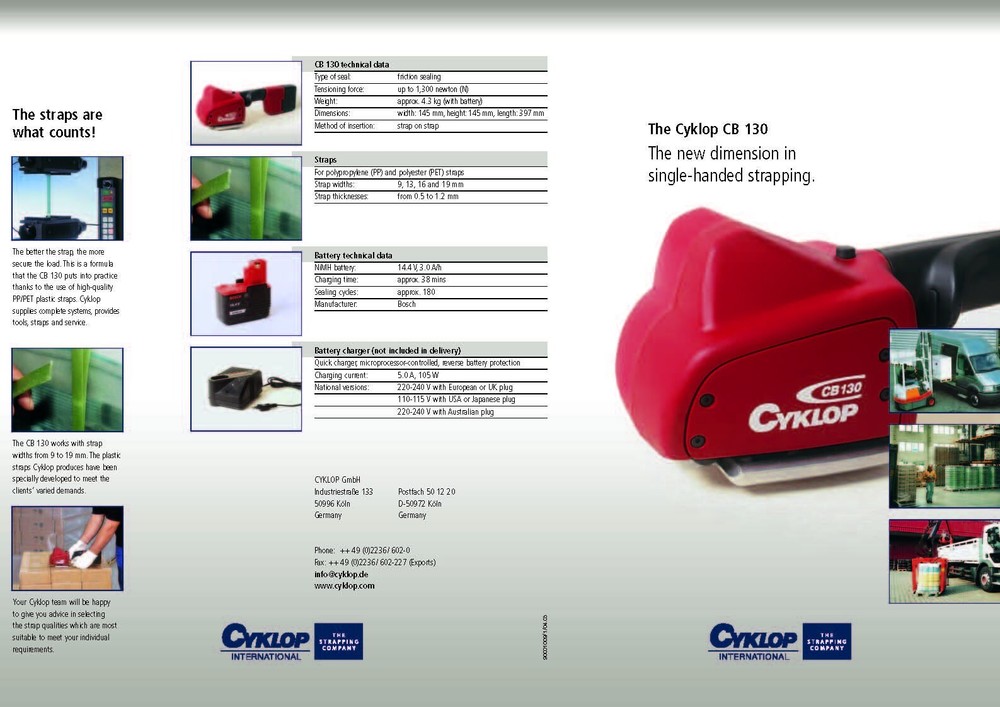 Cyklop CB130 Plastic Strapping Banding Tool