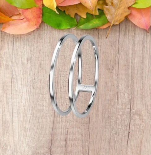 Solid 925 Sterling Silver Double Thumb Band & Statement Handmade Ring All Size