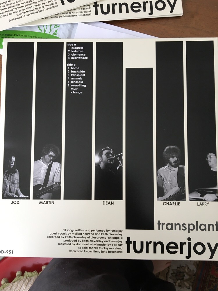 Turnerjoy - Transplant [vinyl reissue]