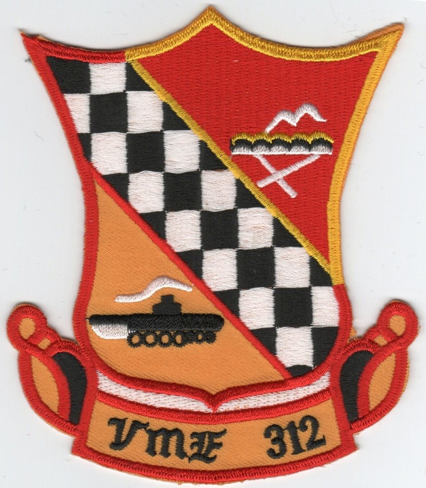 USMC VMF-312 Fighter Squadron patch.