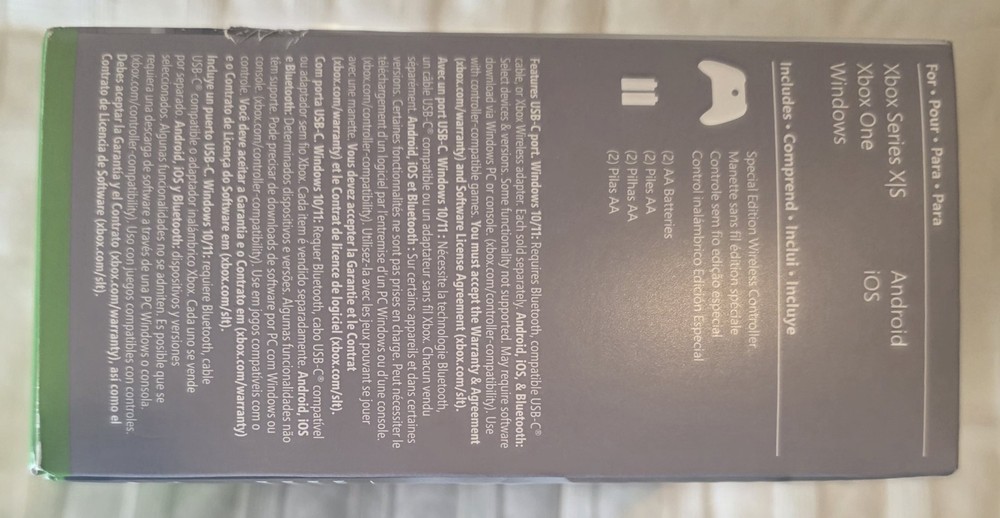 *BOX ONLY* Microsoft XBox Arctic Camo Special Edition Wireless Controller