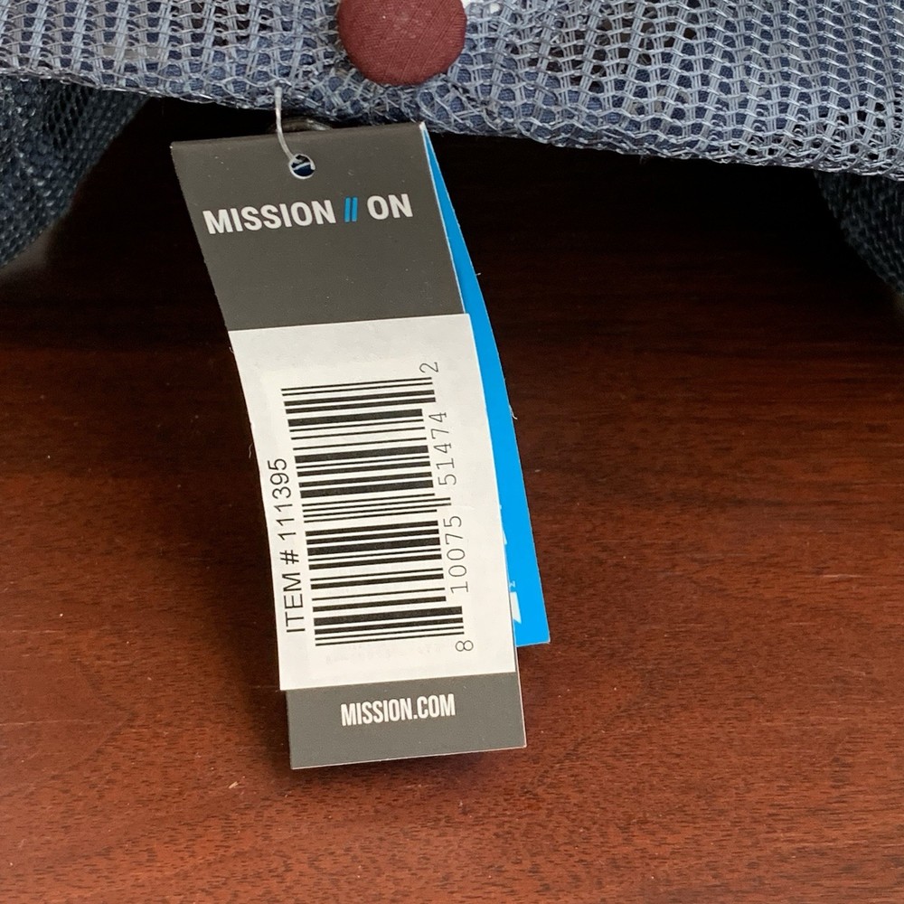 Mission HydroActive Cooling Performance Hat Snapback Ultimate Cooling Cap NEW!