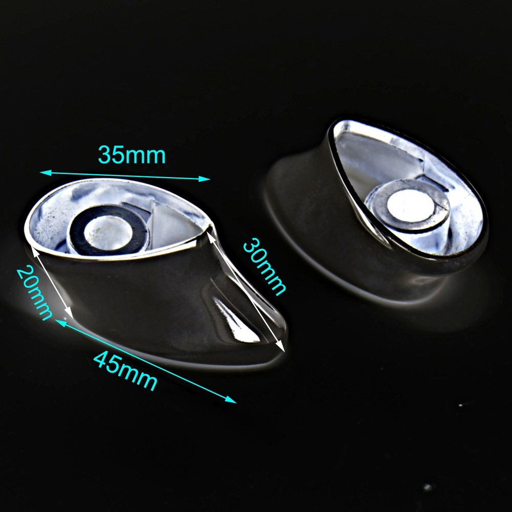 Rear Black Short Turn Singal Brackets For Harley Dyna Softail FXSTD FXDWG