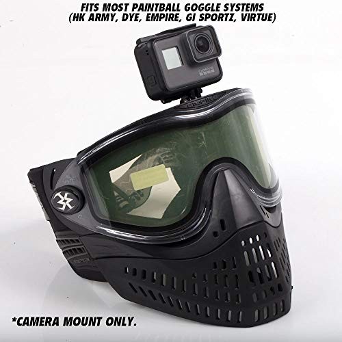 Paintball Goggle Mask Camera Mount Black