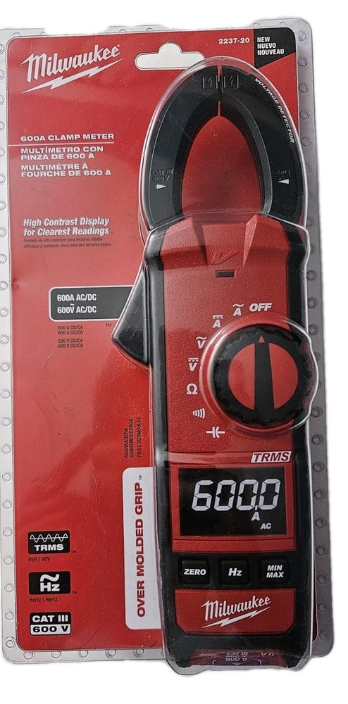 Milwaukee 2237-20 Clamp Meter 600A