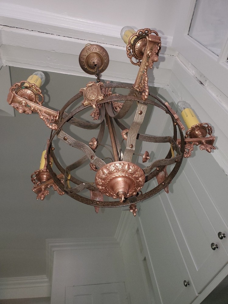 Antique Tudor Chandelier